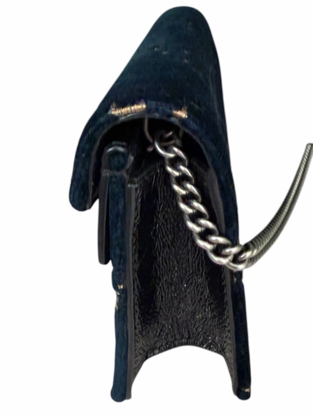 Gucci GG Navy Blue Velvet Dionysus Mini Crossbody Clutch shoulder Bag - Picture 5 of 17